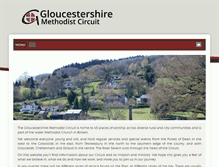 Tablet Screenshot of gloucestershiremethodist.org.uk